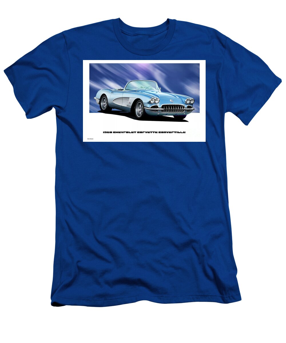 1 1960 Chevrolet Corvette C1 Convertible Dave Koontz T-Shirt