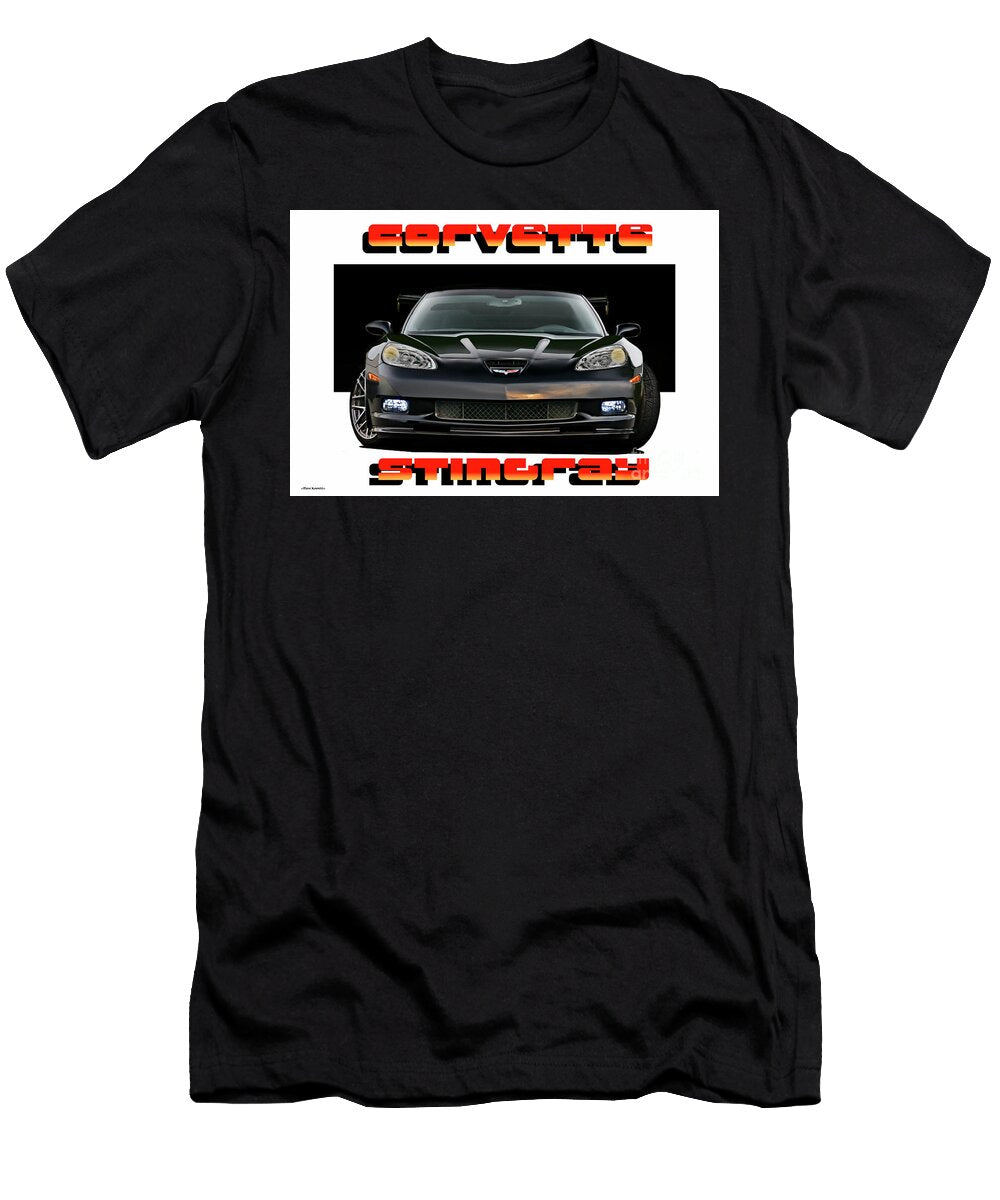 1 Chevrolet Corvette Stingray Front End Features Dave Koontz T-Shirt