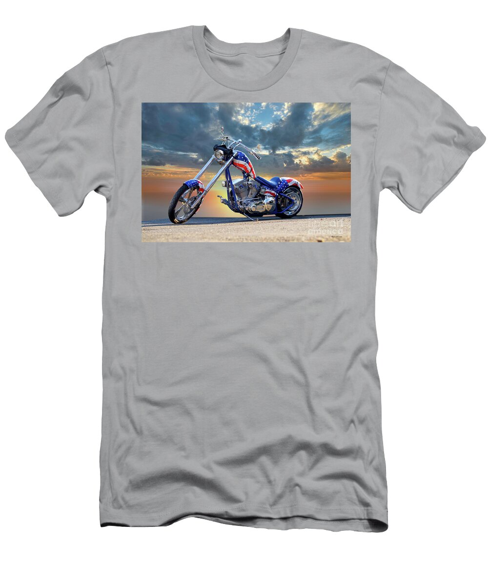 2004 Custom Chopper Patriot Games Dave Koontz T-Shirt