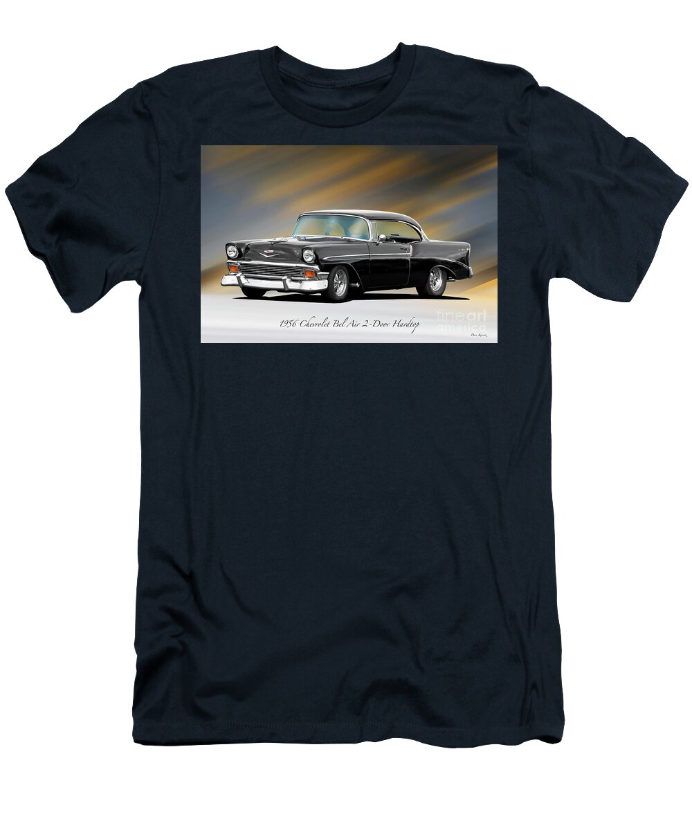 9 1956 Chevrolet Bel Air Two Door Hardtop Dave Koontz T-Shirt