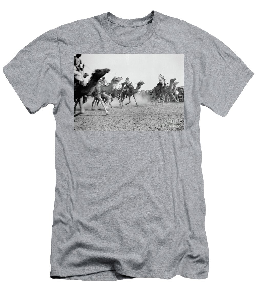 A Camel Race in Full Stride Beersheba Race Meeting Israel 4th May 1940 T-Shirt
