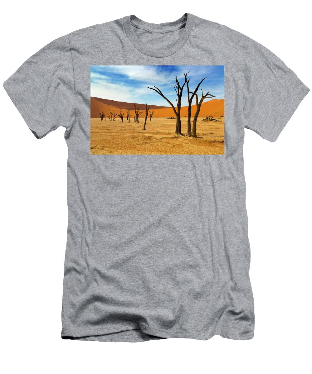 Dead Camel Thorn Trees Sossusvlei Region Namib Desert Ernie Janes Natureplcom T-Shirt
