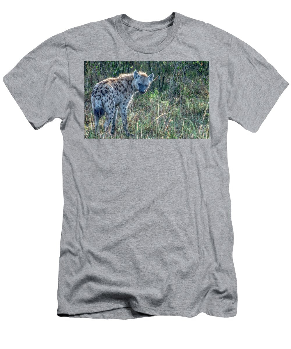 Hunting Hyena Kenyas Maasai Mara Marcy Wielfaert T-Shirt