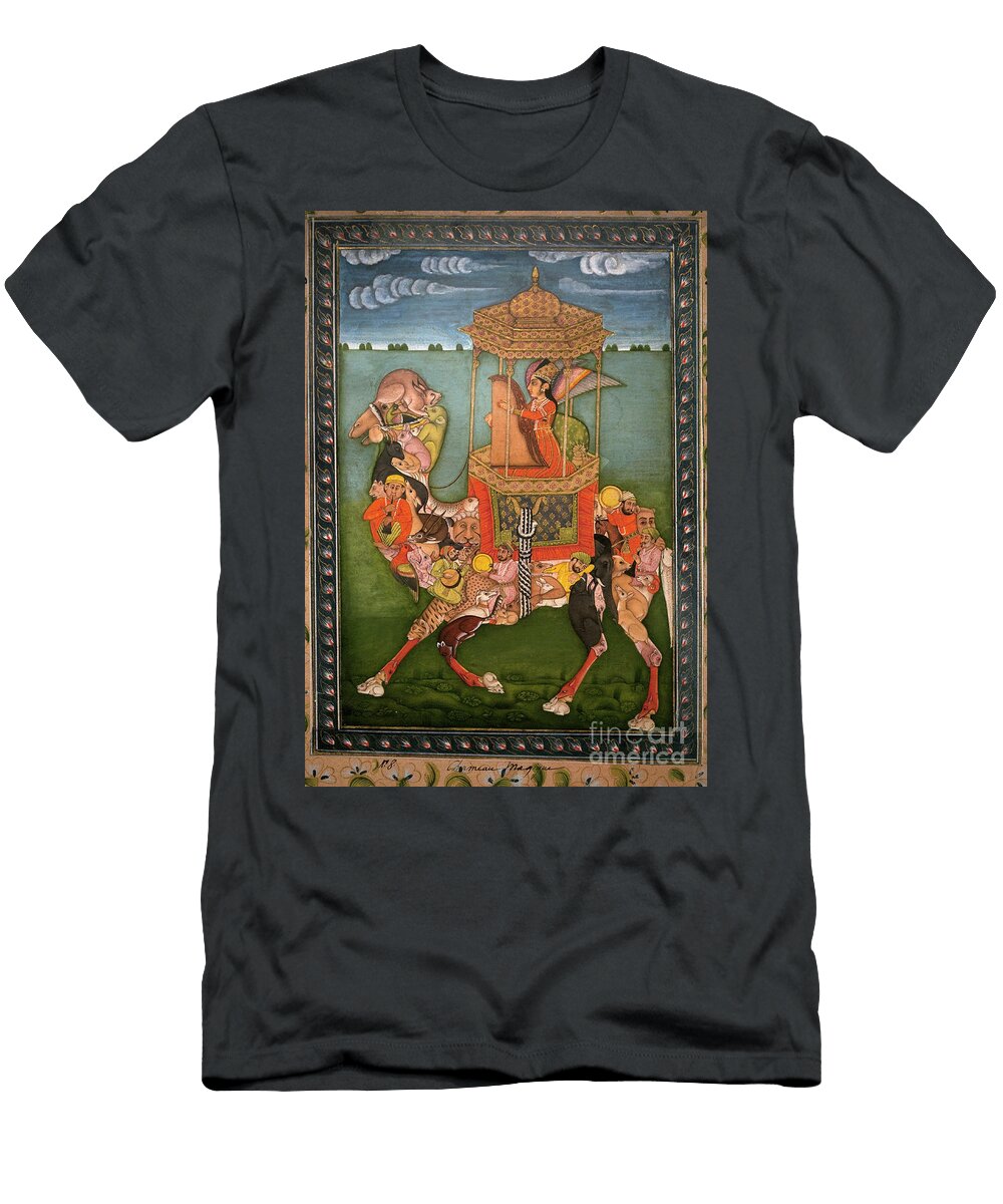 Magic Camel Painted Miniature Circa 1750 Art of Rajasthan and Pahari Indian School T-Shirt
