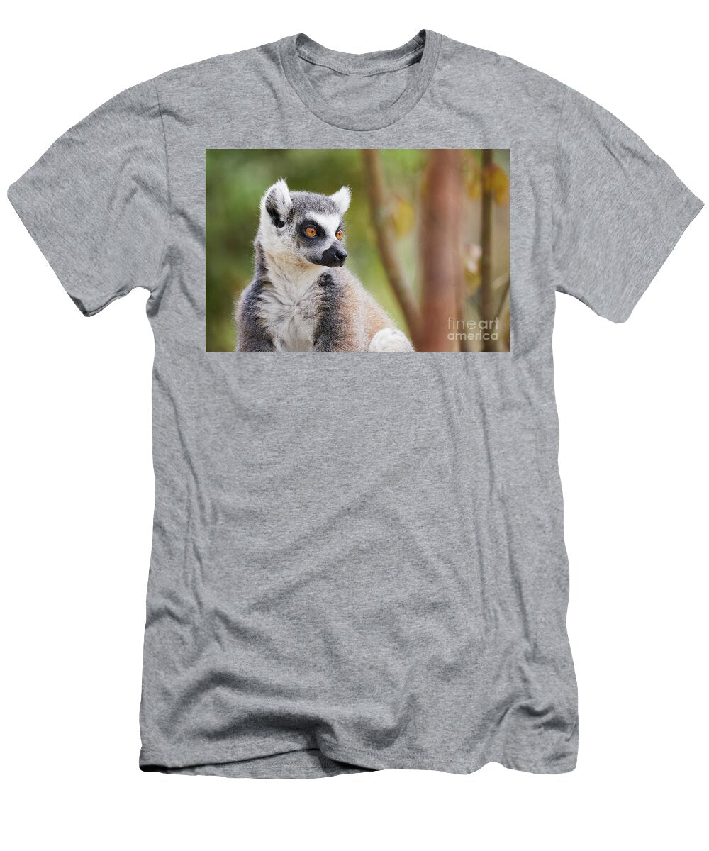 Ring Tailed Lemur Closeup Nick Biemans T-Shirt