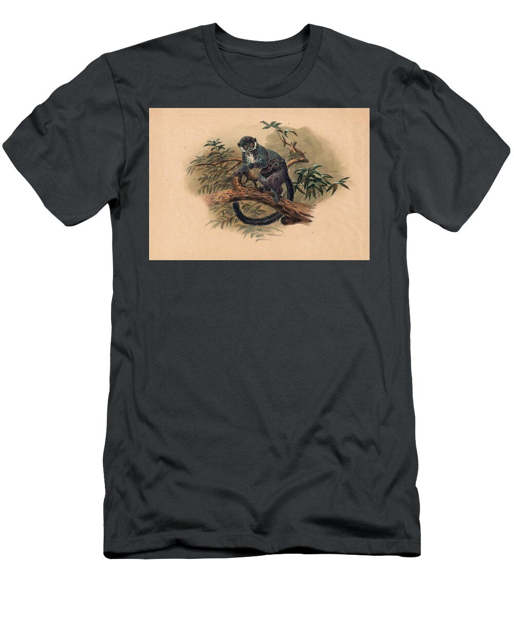 The Blackfronted Lemur Joseph Wolf German T-Shirt